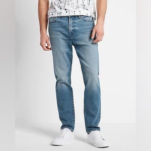 Express men’s Athletic Slim jeans light-medium wash size 34/34